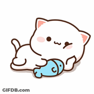 Two Cats Wearing Party Hats Dancing GIF