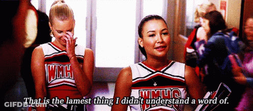 Two Cheerleaders With Wmhs On Their Shirts GIF