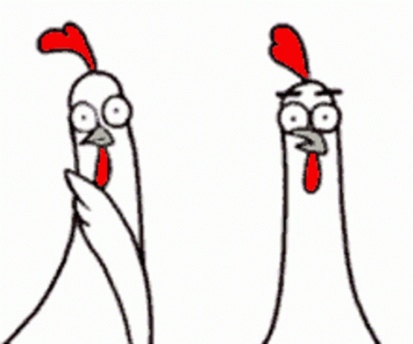 Two Chicken Damn GIF