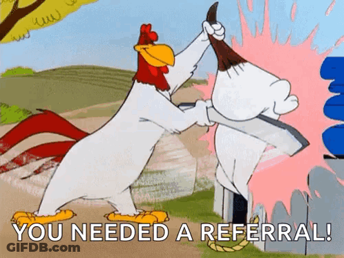 Two Chickens Fighting With You Needed Referral GIF