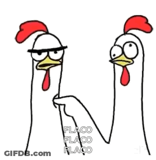 Two Chickens Talking GIF