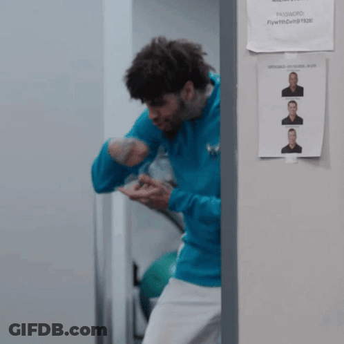 Two Children Playing In Living Room With Couch And Table GIF