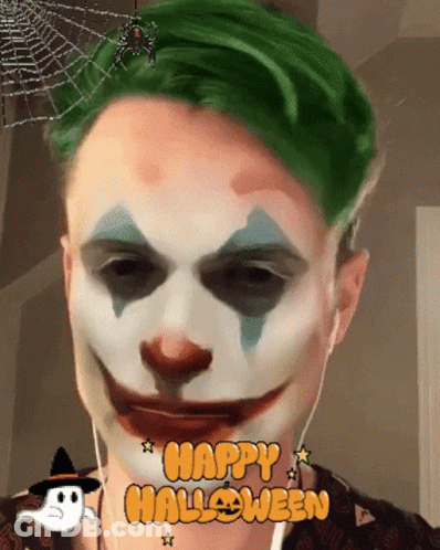 Two Clowns In Front Of Ferris Wheel Saying Insomniac GIF