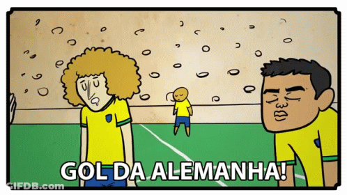 Two Cricket Players Playing On Cement Sponsored Field GIF