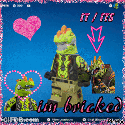 Two Dinosaurs Saying It / Its Slim Bricked GIF