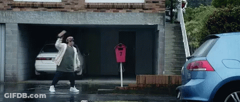 Two Dinosaurs Standing Together GIF