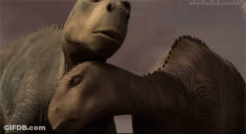Two Dinosaurs Whythedick.tumblr GIF