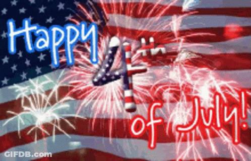 Two Dogs Happy 4Th Of July 2024 GIF