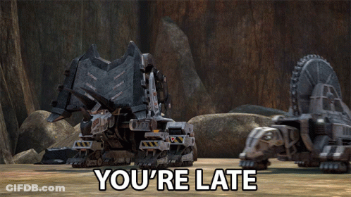 Two Dogs That Moment You Knew You Are Late GIF