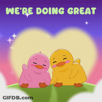 Two Ducks Doing Great GIF