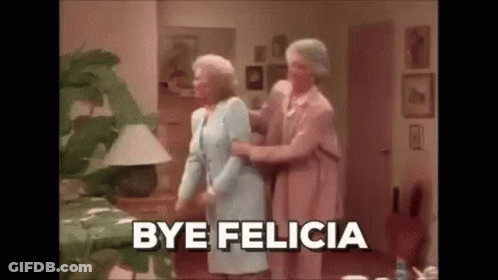Two Elderly Women Talking In Living Room GIF