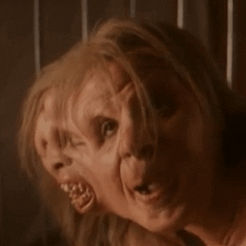 Two Face Crypt Scary Face GIF