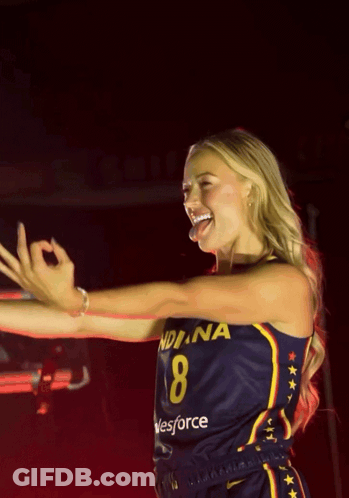 Two Female Basketball Players Playing On Cheetos Court GIF
