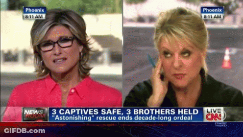Two Female News Anchors On A Cbn News Show GIF