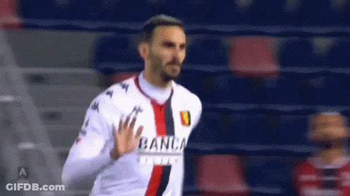 Two Female Soccer Players Talking On Field GIF