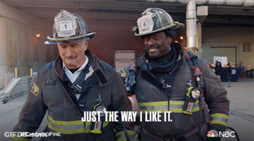 Two Firefighters Just The Way I Like It GIF