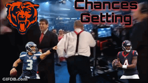 Two Football Players Chances Getting Behind Them GIF