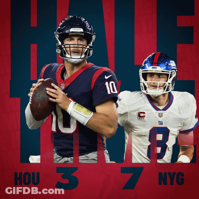 Two Football Players Hou 3 7 Nyc Red Blue GIF