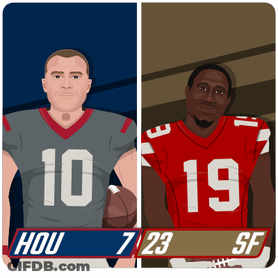 Two Football Players Number 10 And 19 GIF