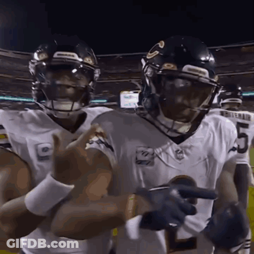 Two Football Players Number 5 On Jersey GIF