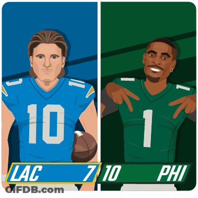 Two Football Players Numbers 10 And 1 GIF