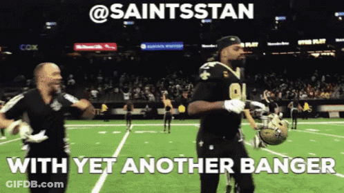 Two Football Players With Yet Another Banger GIF