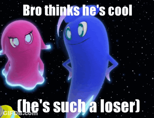 Two Ghosts Bro Thinks He's Cool GIF