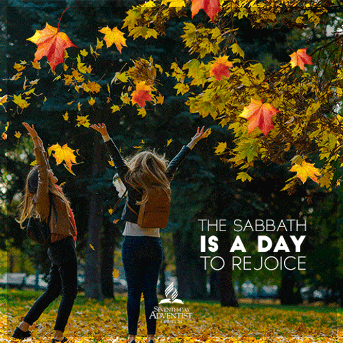 Two Girls Celebrate Happy Sabbath GIF