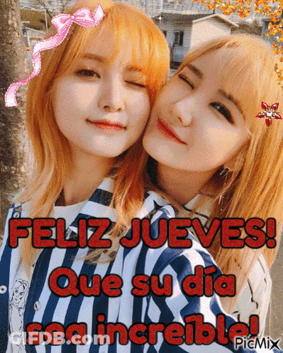Two Girls Feliz Jueves GIF