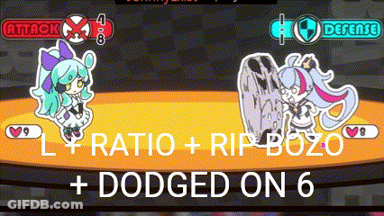 Two Girls Fighting Video Game Attack And Defend GIF