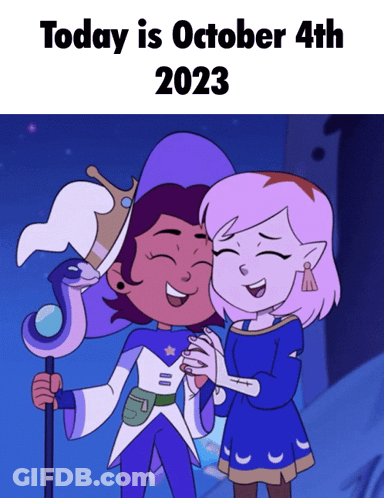 Two Girls Holding Hands October 4Th GIF