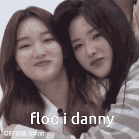 Two Girls Hugging Floo I Danny GIF