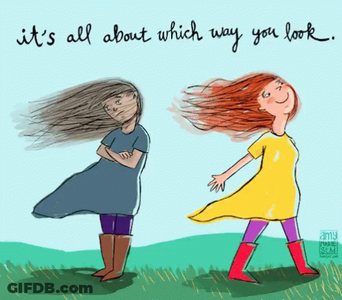 Two Girls It's All About Which Way You Look GIF