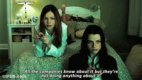 Two Girls On Bed All Companies Know But Not Doing Anything GIF
