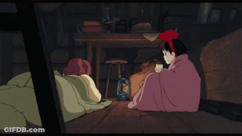 Two Girls Sitting On Floor GIF
