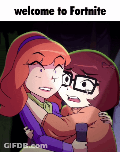 Two Girls Standing On A Balcony GIF