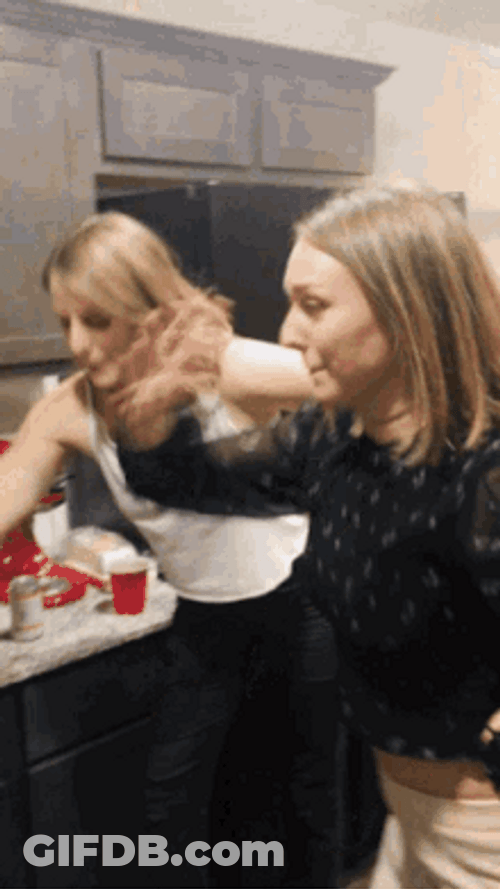 Two Girls Take A Bow GIF