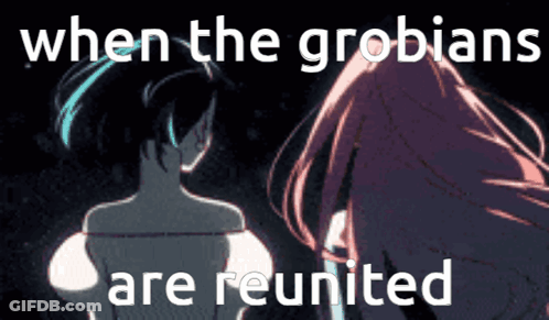 Two Girls When The Grobians Are Reunited GIF