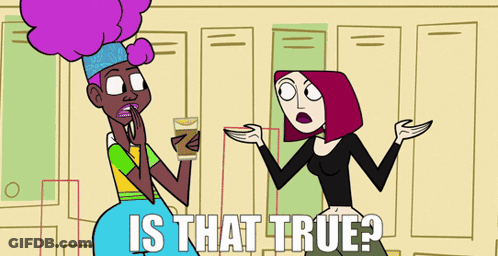Two Girls With Is That True GIF