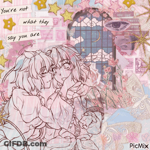 Two Girls With You Are Not What They Say GIF
