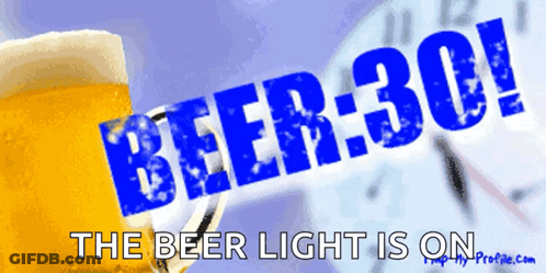 Two Glasses Of Beer Held Up Before Ishi-Des.tumblr GIF