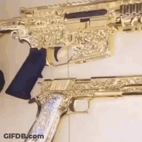 Two Gold Guns GIF