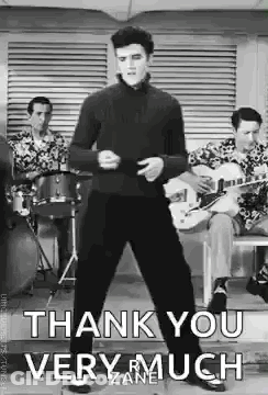 Two Green Birds In Hole Saying Thank You GIF