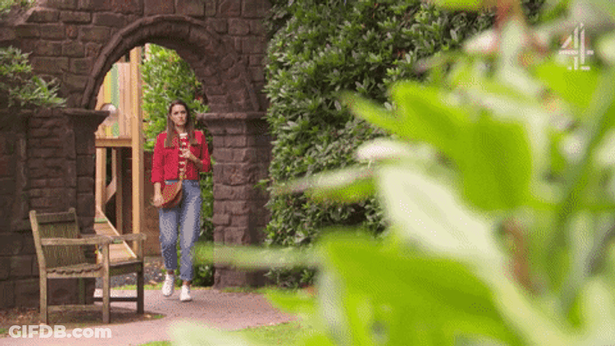 Two Guys Hiding From Bush GIF