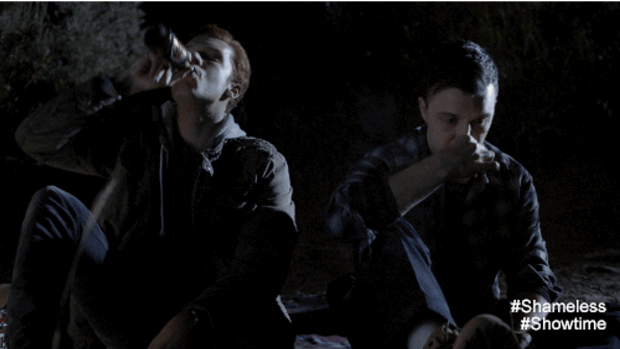 Two Guys Smoking Showtime GIF