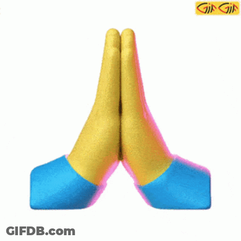 Two Hands Folded In Prayer GIF