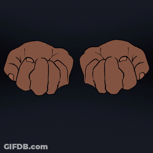 Two Hands Holding A Red And A Blue Capsule GIF