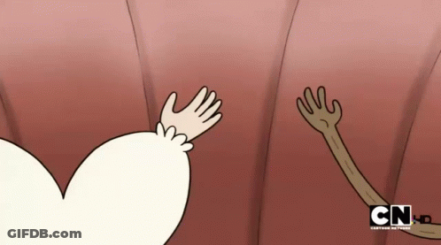 Two Hands Reaching Out With CN HD GIF