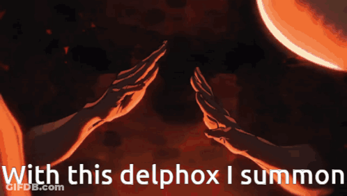 Two Hands Saying With This Delphox I Summon GIF