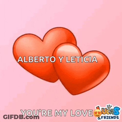 Two Hearts I Love You GIF